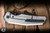 Chaves x Jake McCoy Red Label Omega Street Integral Folding Knife Bright Stonewash Titanium 3.5" M390 Tanto Bright Stonewash DLC - Blade Show Exclusive
