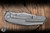 Chaves x Jake McCoy Red Label Omega Street Integral Folding Knife Stonewash Titanium 3.5" M390 Tanto Belt Finish - Blade Show Exclusive