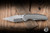 Chaves x Jake McCoy Red Label Omega Street Integral Folding Knife Stonewash Titanium 3.5" M390 Tanto Belt Finish - Blade Show Exclusive