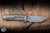 Chaves x Sam Tran Red Label Arison Street Integral Folding Knife Titanium 3.25" M390 Drop Point Stonewash - Blade Show Exclusive