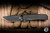 Chaves x Sam Tran Red Label Arison Street Integral Folding Knife Titanium 3.25" M390 Drop Point Stonewash Grey PVD - Blade Show Exclusive