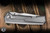 Chaves x Sam Tran Red Label Arison Street Integral Folding Knife Stonewash Titanium 3.25" M390 Drop Point Belt Finish - Blade Show Exclusive