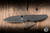 Chaves x Brad Blount Red Label Phase 229 Integral Folding Knife Titanium 3.75" M390 Drop Point Stonewash Grey PVD - Blade Show Exclusive