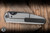 Chaves x Brad Blount Red Label Phase 229 Integral Folding Knife Bright Stonewash Titanium 3.75" M390 Drop Point Bright Stonewash DLC - Blade Show Exclusive