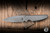 Chaves x Brad Blount Red Label Phase 229 Integral Folding Knife Titanium 3.75" M390 Drop Point Stonewash - Blade Show Exclusive