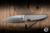 Chaves x Brad Blount Red Label Phase 229 Integral Folding Knife Stonewash Titanium 3.75" M390 Drop Point Belt Finish - Blade Show Exclusive