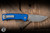 Chaves x Protech Redencion 229 Automatic Folding Knife Blue Aluminum 3.5" S35VN Tanto Stonewash Rock Grind - Blade Show Exclusive
