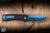 Chaves x Protech Redencion 229 Automatic Folding Knife Black Key Milled Aluminum 3.5" S35VN Drop Point Sapphire - Blade Show Exclusive