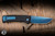 Chaves x Protech Redencion 229 Automatic Folding Knife Black Aluminum 3.5" S35VN Drop Point Sapphire PVD