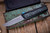 Chaves Knives Dissident OTF Battle Worn Aluminum, Kelp CF Inlay 3.8" M390 Drop Point Stonewash