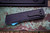 Chaves Knives Dissident OTF Battle Worn Aluminum, Kelp CF Inlay 3.8" M390 Drop Point Stonewash