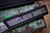 Chaves Knives Dissident OTF Automatic Knife Black Blasted Aluminum, Joker CF Inlay 3.8" M390 Tanto Stonewash