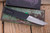 Chaves Knives Dissident OTF Automatic Knife Black Blasted Aluminum, Joker CF Inlay 3.8" M390 Tanto Stonewash