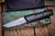 Chaves Knives Dissident OTF Automatic Knife Black Blasted Aluminum, Joker CF Inlay 3.8" M390 Tanto Stonewash