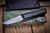 Chaves Knives Dissident OTF Battle Worn Aluminum, Shipwreck CF Inlay 3.8" M390 Tanto Stonewash
