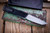 Chaves Knives Dissident OTF Battle Worn Aluminum, Shipwreck CF Inlay 3.8" M390 Tanto Stonewash