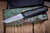Chaves Knives Dissident OTF Automatic Knife Black Blasted Aluminum, Scrooge McDuck CF Inlay 3.8" M390 Tanto Stonewash