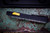 Chaves Knives Dissident OTF Automatic Knife Black Blasted Aluminum, Scrooge McDuck CF Inlay 3.8" M390 Tanto Stonewash