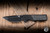 Chaves Knives Exclusive Magnetic Integral N.T.A.K. YKWII Folding Knife Titanium, Shredded CF Inlay 3.56" M390 Tanto Stonewash/Black PVD