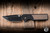 Chaves Knives Exclusive Magnetic Integral N.T.A.K. The Suit Folding Knife Black Tumbled PVD Titanium/Stonewash Bronze Ti Inlay 3.56" M390 Tanto Stonewash/Black Tumbled PVD