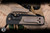 Chaves Knives Exclusive Magnetic Integral N.T.A.K. The Suit Folding Knife Black Tumbled PVD Titanium/Stonewash Bronze Ti Inlay 3.56" M390 Drop Point Stonewash/Black Tumbled PVD