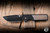 Chaves Knives Exclusive Magnetic Integral N.T.A.K. The Suit Folding Knife Black Tumbled PVD Titanium/Stonewash Bronze Ti Inlay 3.56" M390 Drop Point Stonewash/Black Tumbled PVD