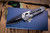  Gold Class-Benchmade Lowden Flipper Knife Marbled Carbon Fiber 2.79" Damascus Spear Point 491BK-261