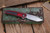 Pena Knives Cobra Flipper Fat Carbon/Titanium 3.25" CPM-154 Hand Rubbed