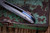 Pena Knives Rio Grande Front Flipper Titanium, Mokuti Clip 3.5" 154 Hand Rubbed