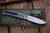 Pena Knives Rio Grande Front Flipper Titanium, Mokuti Clip 3.5" 154 Hand Rubbed