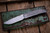 Pena Knives Rio Grande Front Flipper Titanium, Mokuti Clip 3.5" 154 Hand Rubbed