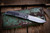Pena Knives Rio Grande Front Flipper Blasted Titanium 3.5" CPM-154 Hand Rubbed