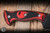 RMJ Tactical Sapper Fixed Blade Black Widow Machined G10 10.75" 80CRV2 Recurve Bowie Graphite Black