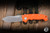 Demko Knives AD20 Folding Knife Orange G10 3.6" Magnacut Butcher