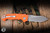 Demko Knives AD20 Folding Knife Orange G10 3.6" Magnacut Butcher