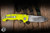 Demko Knives AD20 Folding Knife Day Glow G10 3.6" Magnacut Butcher 2-Tone Raw