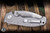 Demko Knives AD20 Folding Knife Lightweight Smooth Titanium 3.6" 3V Kopis