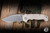 Demko Knives AD20 Folding Knife Tan G10 3.6" 3V Kopis
