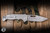 Demko Knives AD20I Slim Shark Lock Folding Knife Yggdrasil Polished Chainmail Titanium 3.6" Damasteel Clip Point