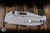 Demko Knives AD20I Slim Shark Lock Folding Knife Textured Titanium 3.6" Nitro-X7 Clip Point