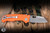 Demko Knives AD20 Compact Folding Knife Orange G10 3" Magnacut Batwing