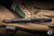 Nottingham Tactical TiButton Pen Trifecta Distressed OD Green/Black Titanium 5.5" G2 RHDL