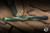 Nottingham Tactical TiButton Pen Spiral Flute with Dots Green Lantern Titanium 5.5" G2 RHDL