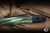Nottingham Tactical TiButton Exotic Pen Spiral Flute with Dots Green Lantern Titanium 5.5" G2 RHSL