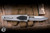 Remette RT-Swordfish OTF Gravity Knife Silver Aluminum/Black Carbon Fiber 3.15" 14C28N Tanto Stonewash