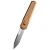 Remette RT Swordfish Gravity Knife Oxidized Bronze Aluminum, Carbon Fiber Inlay 3.15" 14C28N Modified Tanto Stonewash