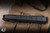 Remette RT-Swordfish Gravity Knife Black Aluminum/Carbon Fiber Inlay 3.15" 14C28N Tanto