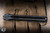 Remette RT-Infinite Power Folding Knife Titanium/Lightning Strike Inlay 3.15" M390 Dagger Black Stonewash