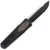 Remette RT Swordfish Gravity Knife Oxidized Black Aluminum, Carbon Fiber Inlay 3.15" S35VN Drop Point Titanium Coating Stonewash