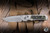 Remette RT-Aurora Crossbar Lock Folding Knife Titanium, Green/Black Carbon Fiber 3.35" M390 Drop Point Pearlescent Aura-Y